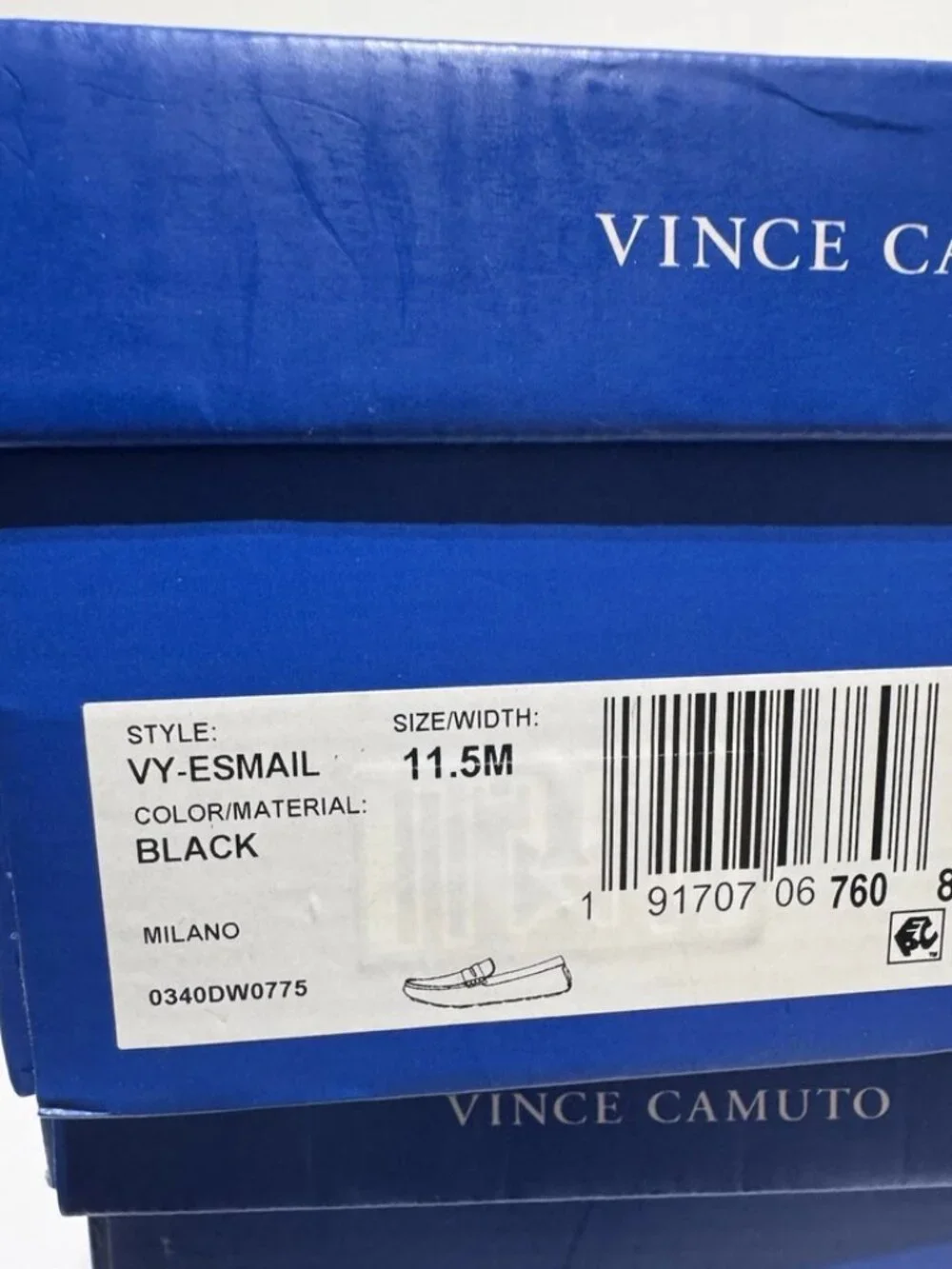 Vince Camuto Mens Esmail Loafers Black Size 11.5M